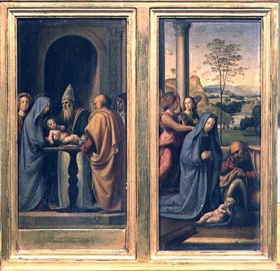 La circuncisión y la natividad de Fra Bartolomeo