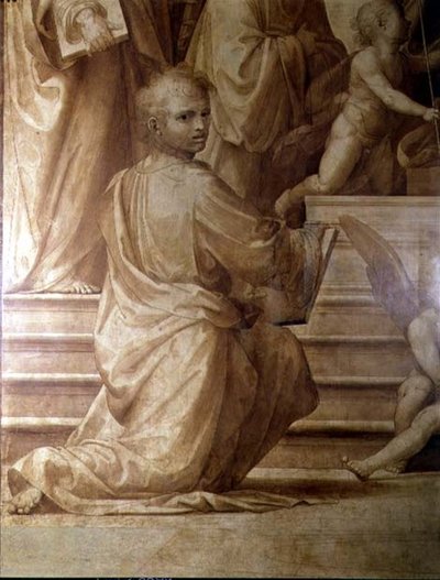 El gran retablo del consejo, (detalle) de Fra Bartolomeo