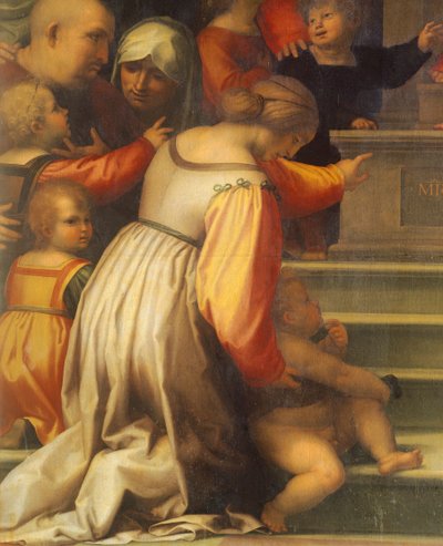 Nuestra Señora de la Misericordia de Bartolomeo della Porta conocido como Fra Bartolomeo (1472-1517), detalle de Fra (1472 1517) Bartolomeo