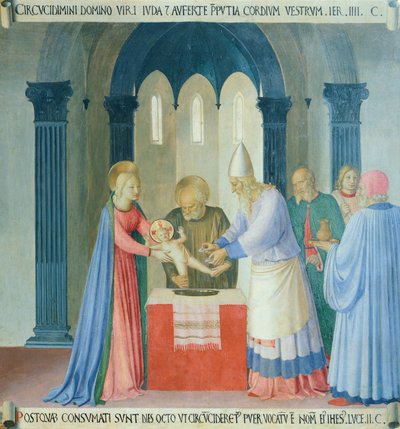 Inserto que representa la Circuncisión de Jesús de Fra (c.1387 1455) Angelico