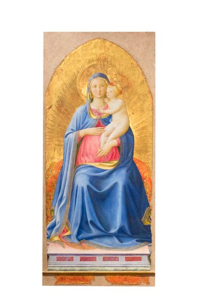 Virgen con el Niño entronizados de Fra (c.1387 1455) Angelico