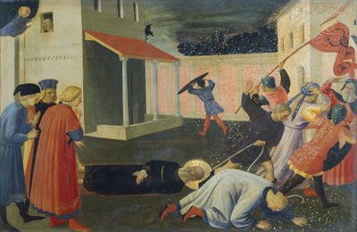 El martirio de San Marcos, detalle de la predela, Tabernáculo de los Lienzos de Fra (c.1387 1455) Angelico