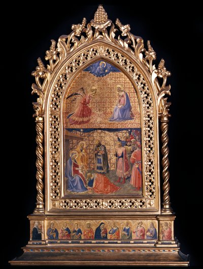 Anunciación y adoración de los Magos de Fra  Angelico