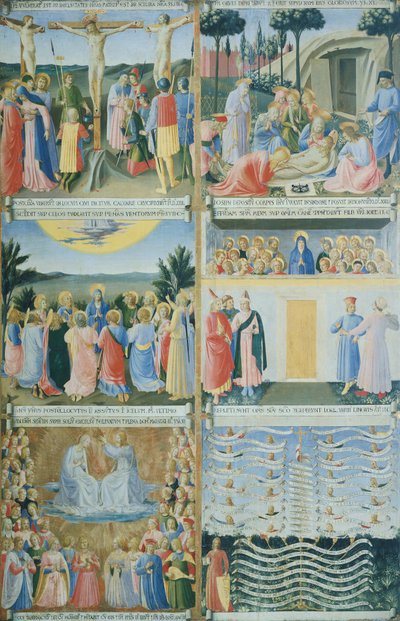 Armadio degli Argenti (Arca de Plata) con la vida de Jesús de Fra (c.1387 1455) Angelico