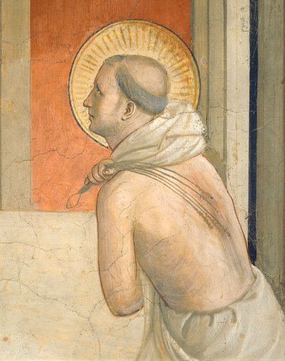 Cristo en la Columna, Virgen y figura de santo dominico penitente de Fra (c.1387 1455) Angelico