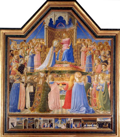 Coronación de la Virgen de Fra  Angelico