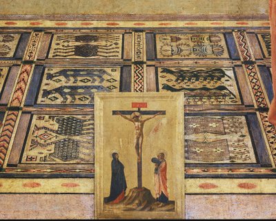 Crucifixión (detalle) del panel principal del retablo de San Marco de Fra  Angelico