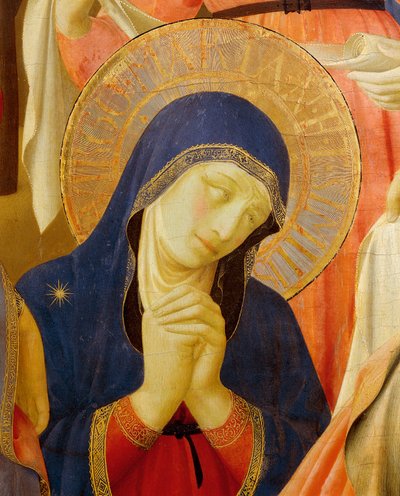 Deposición de la Cruz o Retablo de la Santísima Trinidad, hacia 1432, de Giovanni da Fiesole conocido como Fra Angelico (1400-circa 1455), temple sobre madera de Fra (c.1387 1455) Angelico