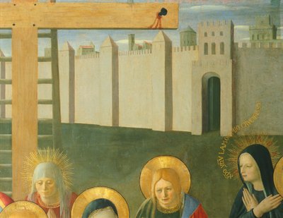 Recuadro que representa el luto de Cristo, panel del Armadio degli Argenti (Cofre de plata) con la vida de Jesús de Fra (c.1387 1455) Angelico