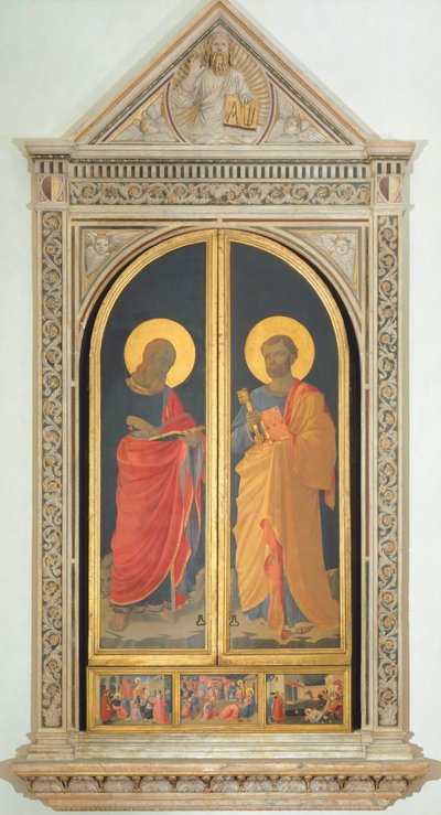 Retablo de Liniers: San Pedro y San Marcos de Fra  Angelico