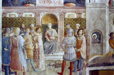 La condena de San Lorenzo por el emperador Valeriano de Fra  Angelico