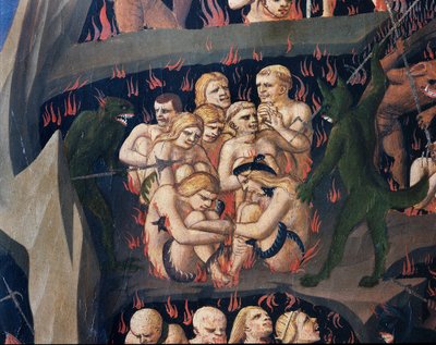 El Juicio Final: Infierno de Fra  Angelico