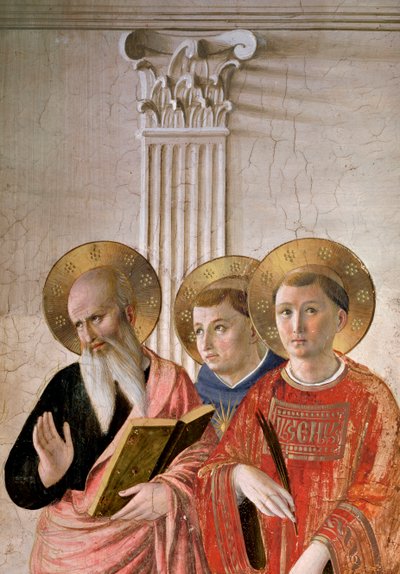 La Madonna de las Sombras (detalle) de Fra  Angelico
