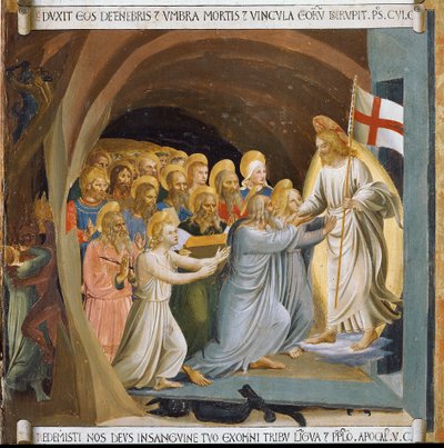 El descenso de Cristo al limbo. Vida de Cristo, Armadio degli Argenti de Fra  Angelico