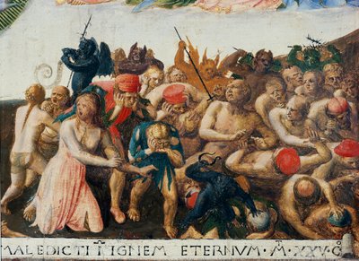El Juicio Final. Vida de Cristo, Armadio degli Argenti de Fra  Angelico