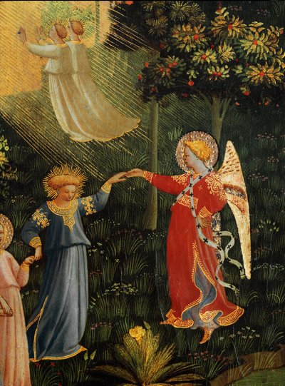 El juicio final: la danza de los elegidos en el Paraíso de Fra  Angelico