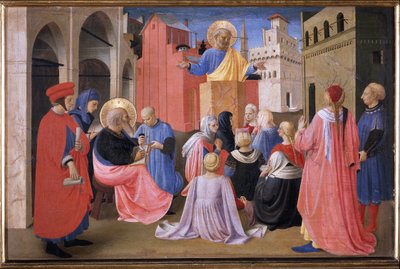 La predicación de San Pedro en presencia de San Marcos de Fra  Angelico