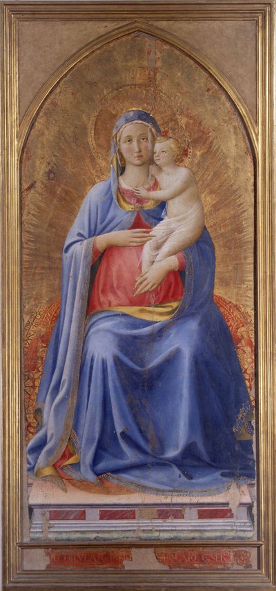 La Virgen con el Niño - 1430 de Fra  Angelico