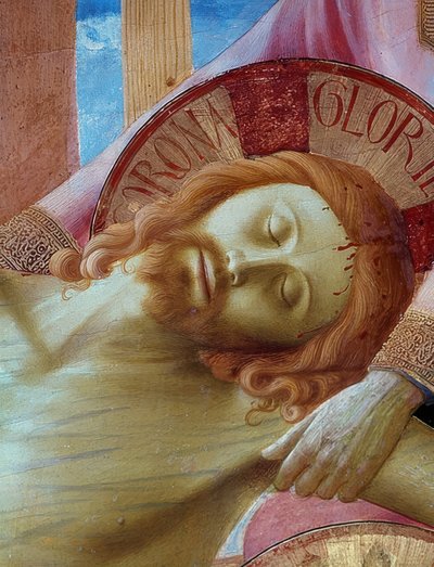 Descendimiento de la cruz (detalle) de Fra Angelico