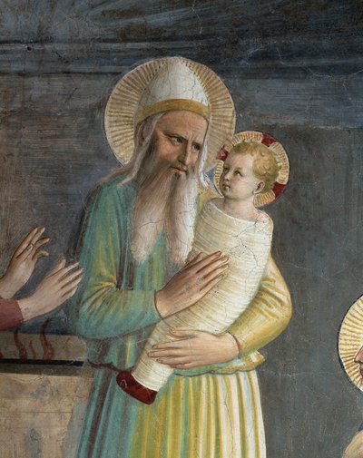 La presentación de Cristo en el templo de Fra Angelico