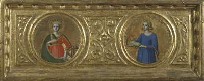 Santa Catalina de Alejandría y Santa Inés de Fra Angelico