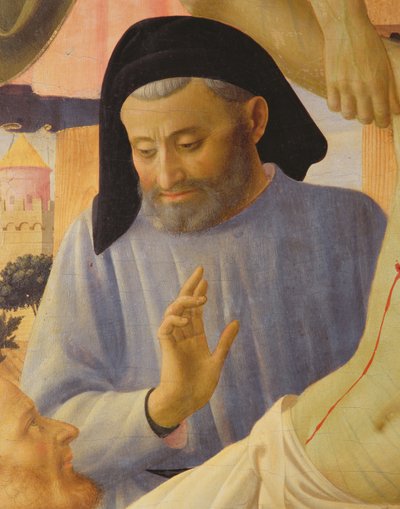 Santa Trinita (detalle) de Fra Angelico