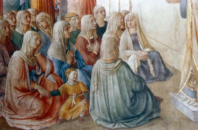 San Esteban predicando (detalle), mediados del siglo XV de Fra Angelico