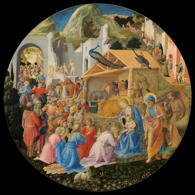 La adoración de los Reyes Magos de Fra Angelico