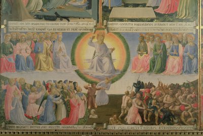 El Juicio Final (detalle) de Fra Angelico