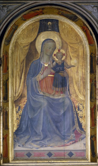 El Tríptico de los Linaiuoli (detalle) de Fra Angelico