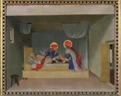 El milagro del diácono Justiniano, de la predela del retablo de San Marcos, 1440 de Fra Angelico