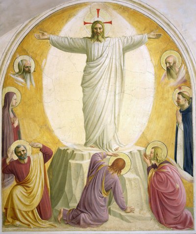 La Transfiguración de Jesús de Fra Angelico