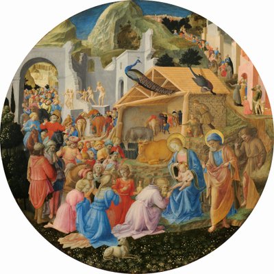La adoración de los magos de Fra Angelico and Fra Filippo Lippi