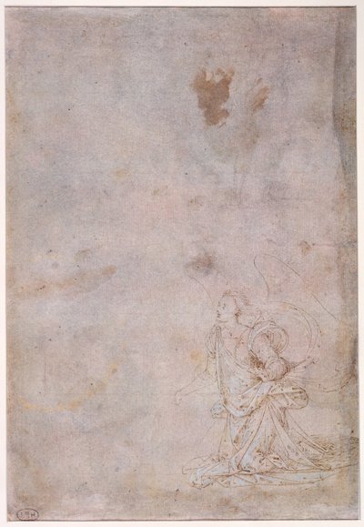Un Ángel Arrodillado de Fra Bartolommeo