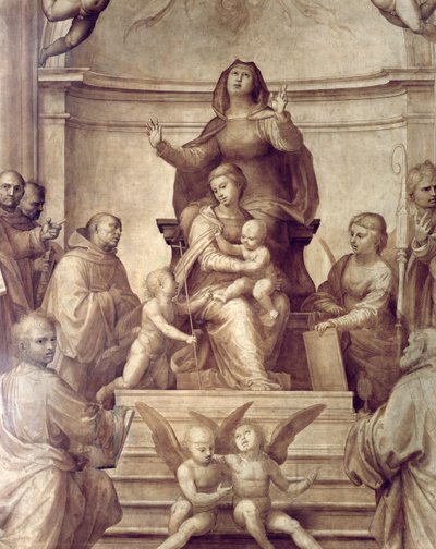 Retablo del Gran Consejo (detalle) de Fra Bartolommeo
