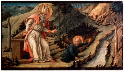 La Visión de San Agustín, entre 1452 y 1465 de Fra Filippo Lippi