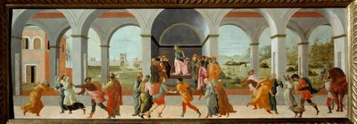Tres escenas de la historia de Virginia de Fra Filippo Lippi