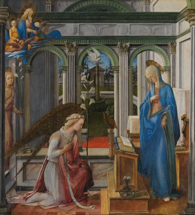 Anunciación a María de Fra Filippo Lippi