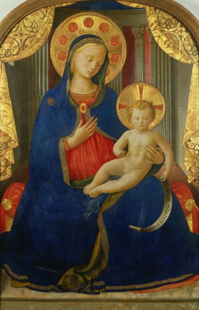 Madonna de la Humildad de Fra Giovanni Angelico da Fiesole