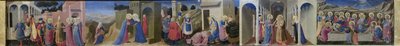 Predela del Retablo La Anunciación, c. 1433-1434 de Fra Giovanni Angelico da Fiesole