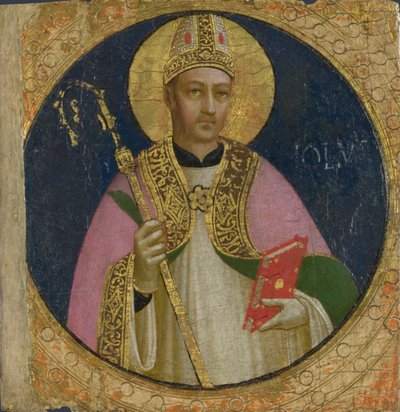 San Rómulo Panel del Retablo de San Domenico de Fiesole, c. 1423-1424 de Fra Giovanni Angelico da Fiesole