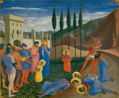 La Decapitación de San Cosme y San Damián, c. 1440 de Fra Giovanni Angelico da Fiesole