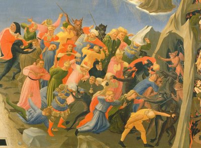 El Juicio Final (detalle), ca. 1432 de Fra Giovanni Angelico da Fiesole