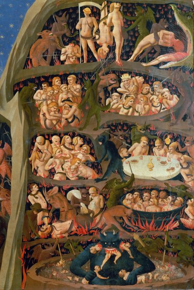 El Juicio Final (detalle), ca 1432 de Fra Giovanni Angelico da Fiesole