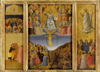 El Juicio Final Tríptico de Fra Giovanni Angelico da Fiesole