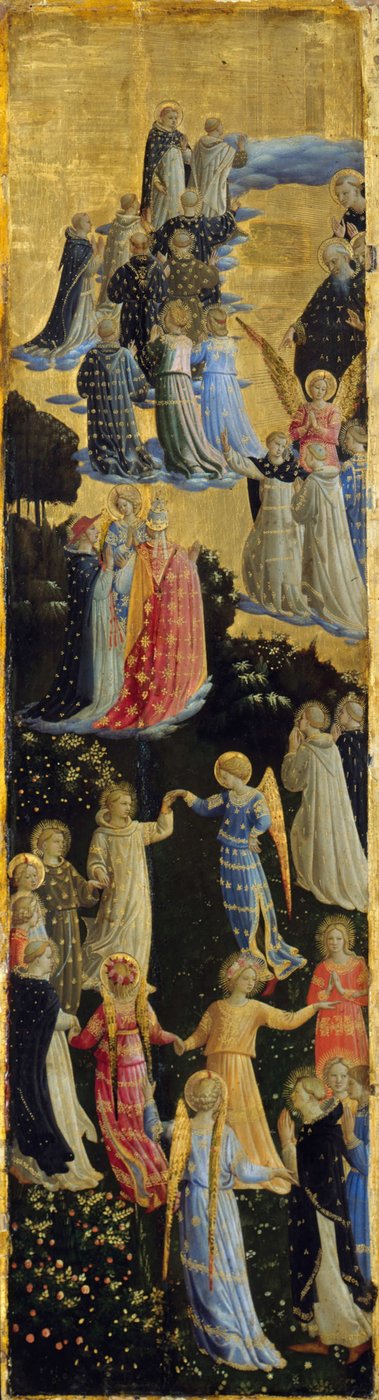 El Juicio Final, Panel Izquierdo, Principios del Siglo XV de Fra Giovanni Angelico da Fiesole