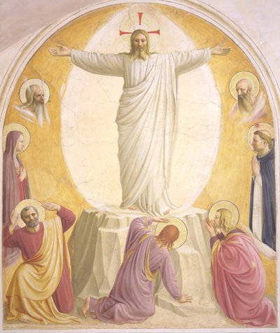 La Transfiguración de Jesús de Fra Giovanni Angelico da Fiesole