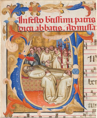 Muerte de San Benito de Fra Gregorio Mutii da Montalcino