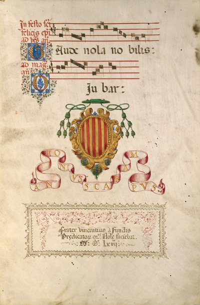 Escudo de armas de Fra Vincentius a Fundis