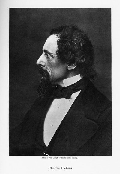 Charles Dickens, novelista inglés, c1860s de Fradelle and Young